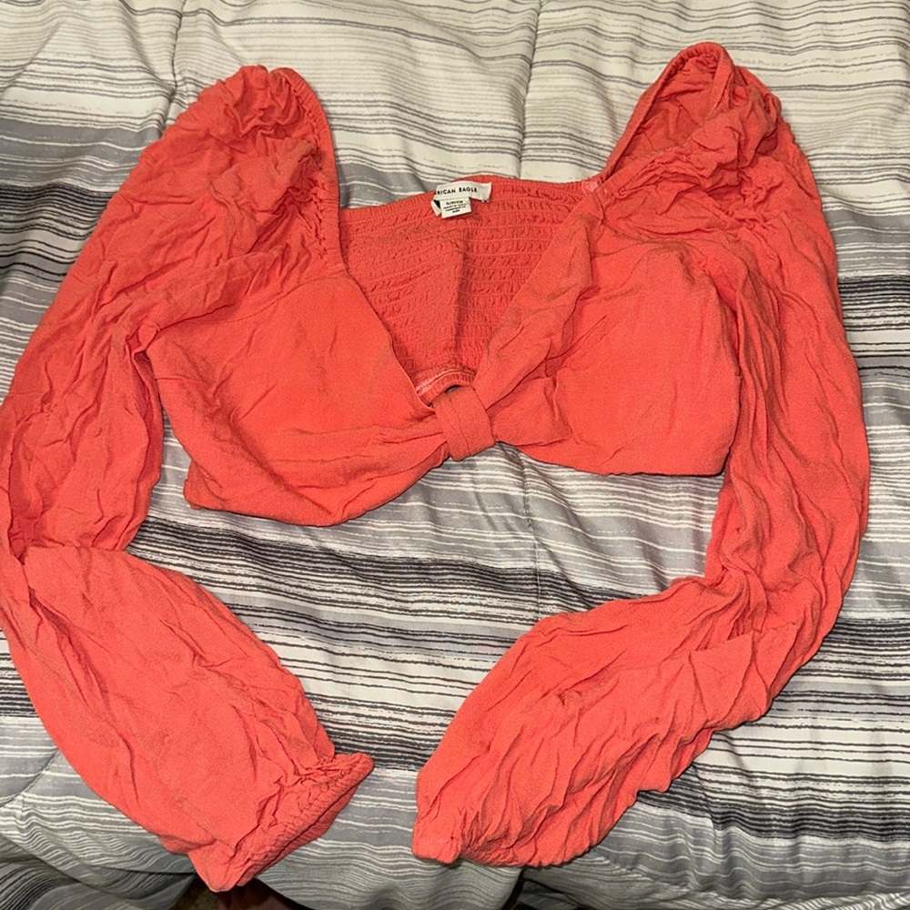 American Eagle Cropped Top